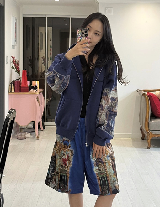 シュプリーム SUPREME マイケルジャクソンのアルバムプリントジップアップパーカー