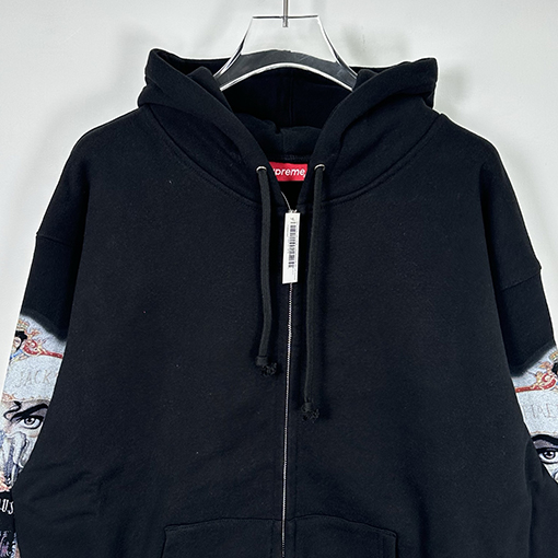 シュプリーム SUPREME マイケルジャクソンのアルバムプリントジップアップパーカー