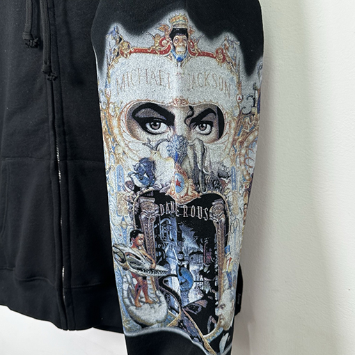 シュプリーム SUPREME マイケルジャクソンのアルバムプリントジップアップパーカー