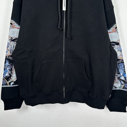 シュプリーム SUPREME マイケルジャクソンのアルバムプリントジップアップパーカー