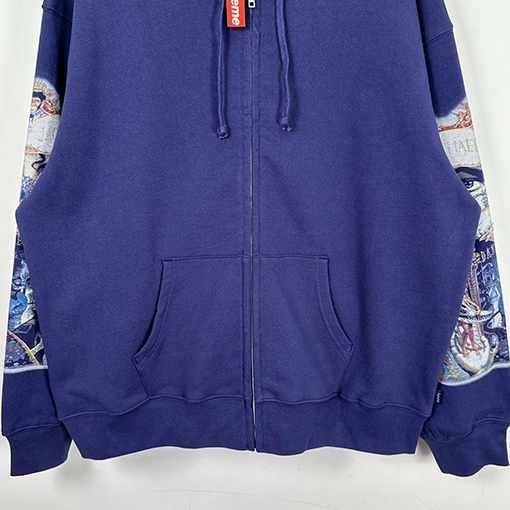 シュプリーム SUPREME マイケルジャクソンのアルバムプリントジップアップパーカー