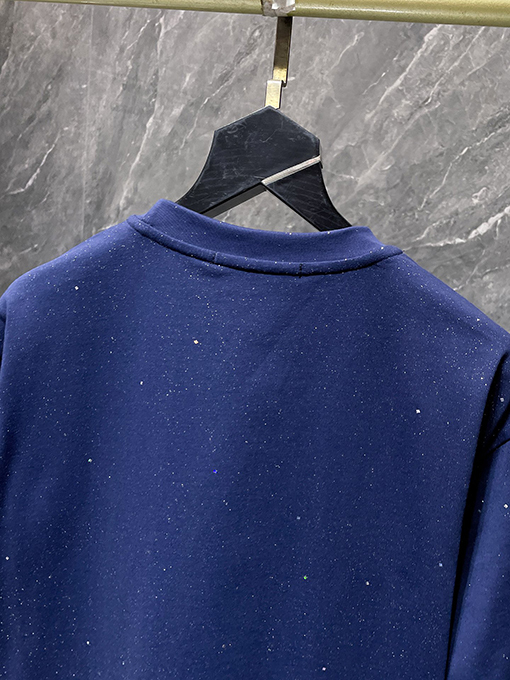 クロムハーツ クラシックな馬蹄刺繍の金箔スター半袖Tシャツ