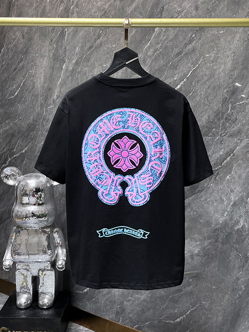 クロムハーツスーパーコピー サンスクリットホースシューフォーム半袖Tシャツ