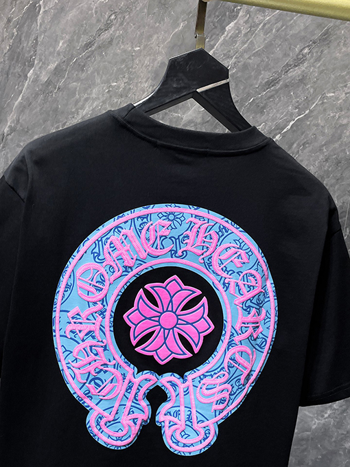 クロムハーツスーパーコピー サンスクリットホースシューフォーム半袖Tシャツ