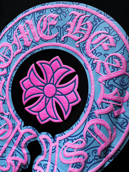 クロムハーツスーパーコピー サンスクリットホースシューフォーム半袖Tシャツ