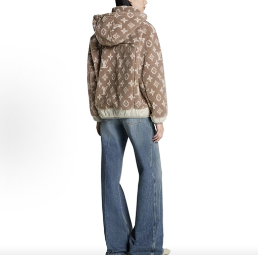 ルイヴィトン モノグラムのスタンドカラージャケット