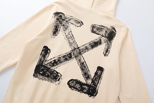 オフホワイトコピー off white ニューアロー ルーズフィット フード付きスウェットシャツ