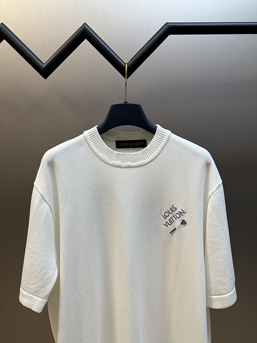 ルイヴィトンコピー ニットピン半袖Tシャツ