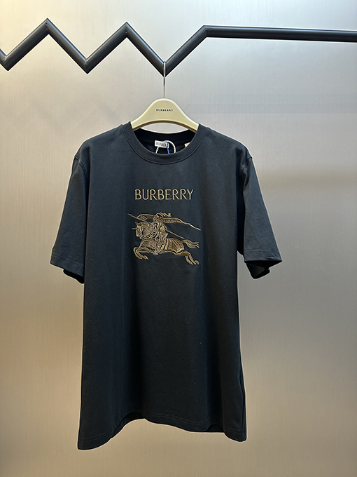 バーバリー BURBERRY 馬上騎士ロゴ刺繍半袖Tシャツ