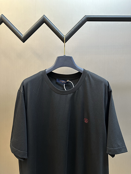 ルイヴィトン クラシックロゴコットン半袖Tシャツ