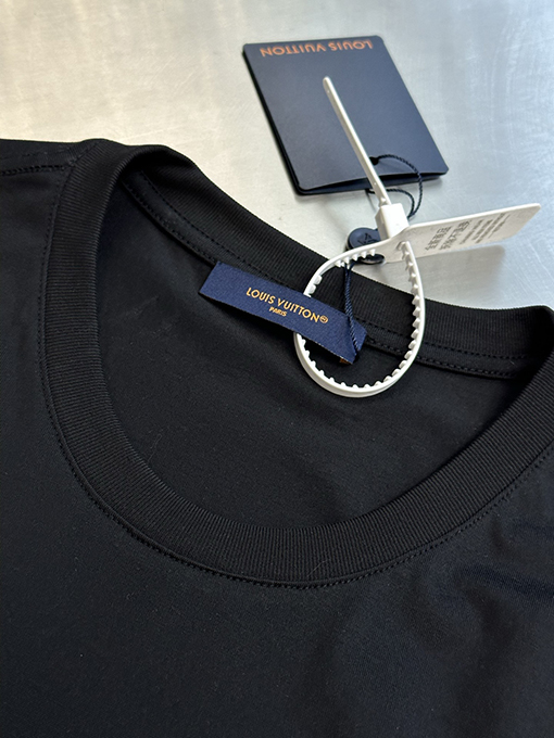 ルイヴィトン クラシックロゴコットン半袖Tシャツ