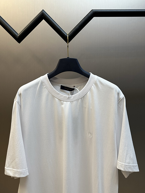 ルイヴィトン クラシックロゴコットン半袖Tシャツ