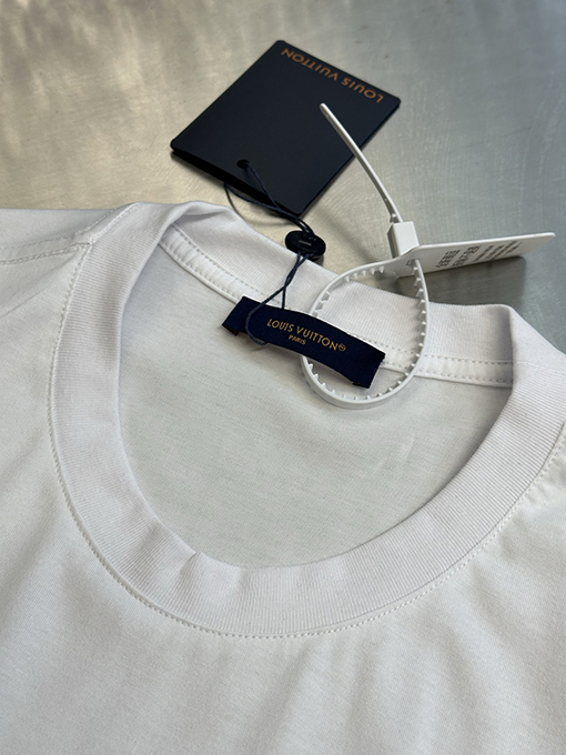 ルイヴィトン クラシックロゴコットン半袖Tシャツ