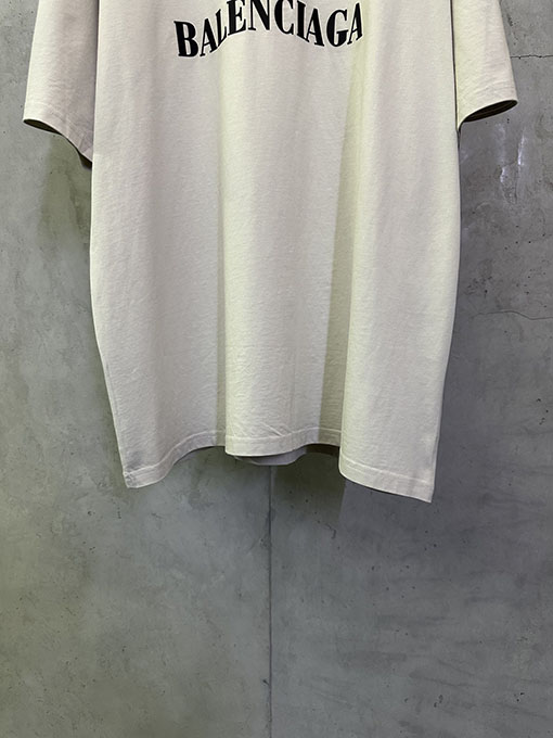 バレンシアガ Balenciaga 新しいダブルBロゴプリント半袖Tシャツ