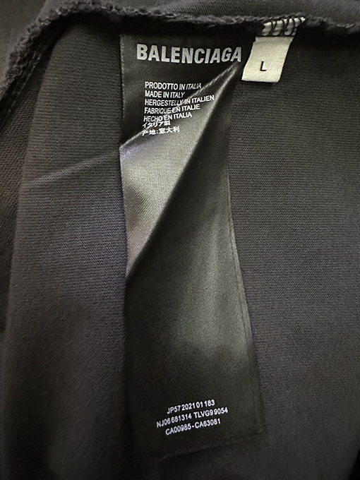 バレンシアガ Balenciaga 新しいダブルBロゴプリント半袖Tシャツ