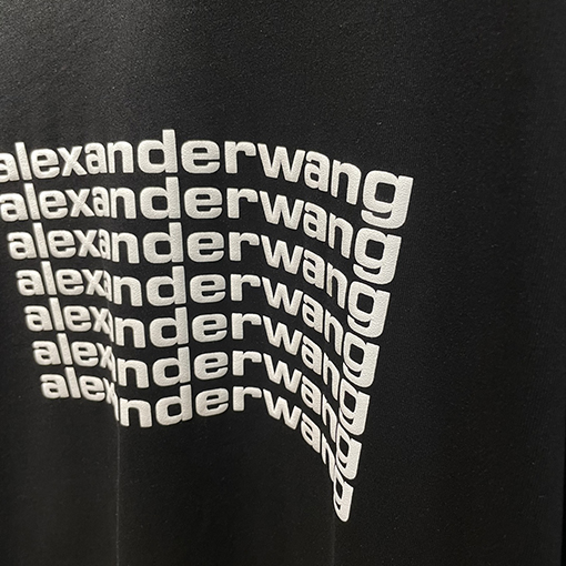 アレキサンダーワン Alexander Wang プリントロゴブランドロゴ長袖シャツ