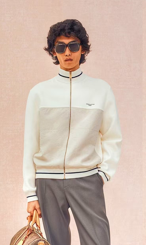 ルイヴィトンコピー LOUIS VUITTON スタンドカラージップアップジャケット