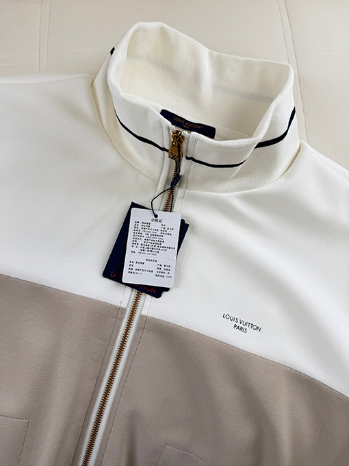 ルイヴィトンコピー LOUIS VUITTON スタンドカラージップアップジャケット