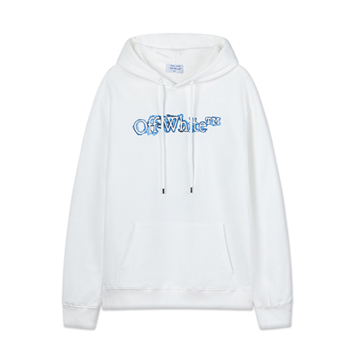 オフホワイトコピー off white ニューアロー 460g フード付きスウェットシャツ