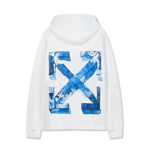 オフホワイトコピー off white ニューアロー 460g フード付きスウェットシャツ