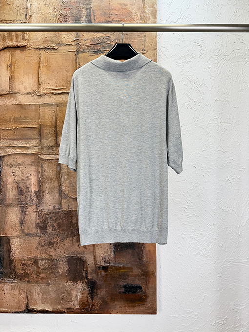 セリーヌスーパーコピー ニット刺繍半袖ポロシャ