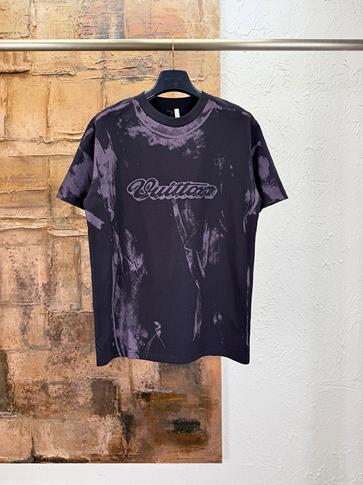 ルイヴィトン レタープリント半袖Tシャツ