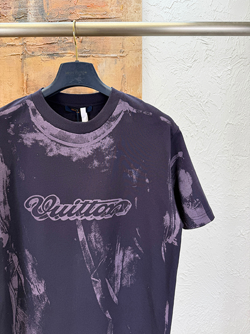 ルイヴィトン レタープリント半袖Tシャツ