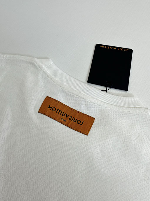 ルイヴィトンコピー 限定モノグラム オールオーバージャカードオーシャンビーズ半袖Tシャツ