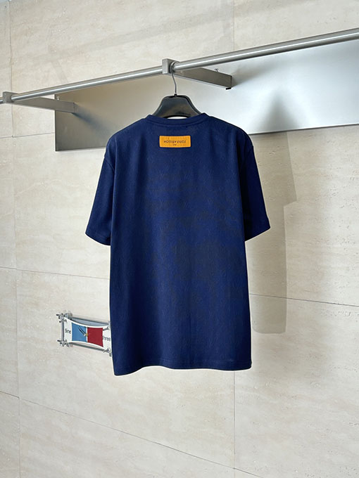 ルイヴィトンコピー 限定モノグラム オールオーバージャカードオーシャンビーズ半袖Tシャツ