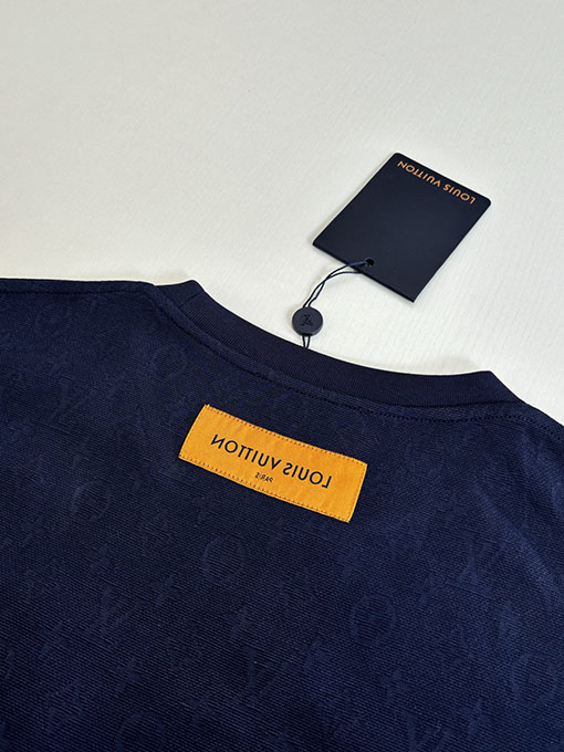 ルイヴィトンコピー 限定モノグラム オールオーバージャカードオーシャンビーズ半袖Tシャツ