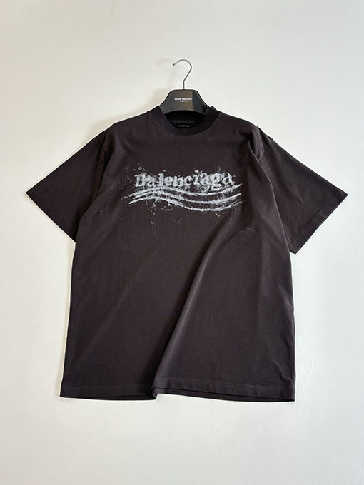 バレンシアガ Balenciaga ぼやけたコカコーラプリント半袖Tシャツ