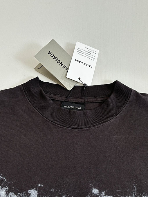 バレンシアガ Balenciaga ぼやけたコカコーラプリント半袖Tシャツ