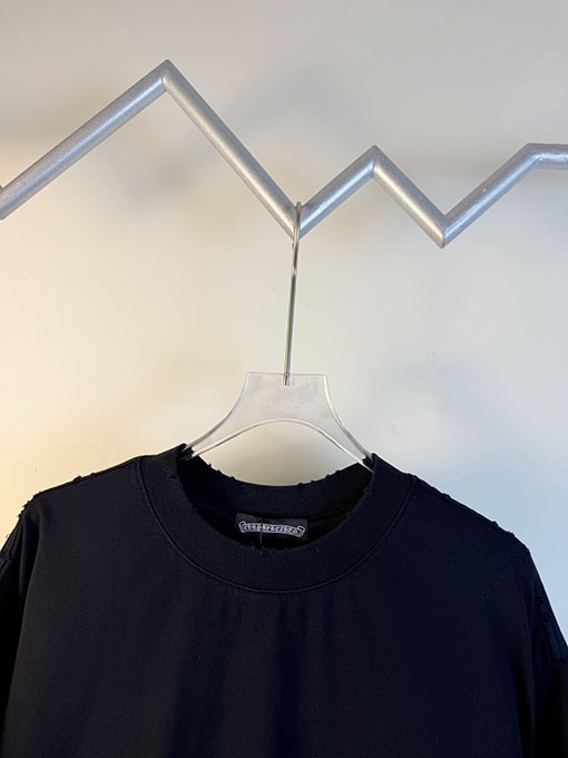 クロムハーツ 新作ダブルヤーンピュアコットン半袖Tシャツ