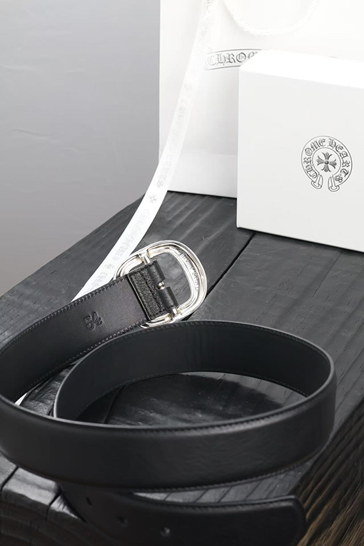 クロムハーツコピー Gunslinger クラシックなリングバックルレザーベルト