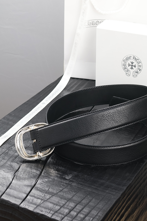 クロムハーツコピー Gunslinger クラシックなリングバックルレザーベルト