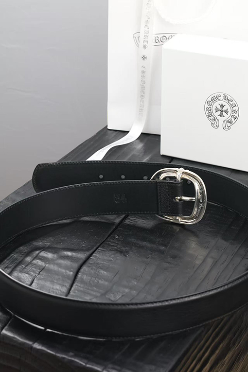 クロムハーツコピー Gunslinger クラシックなリングバックルレザーベルト