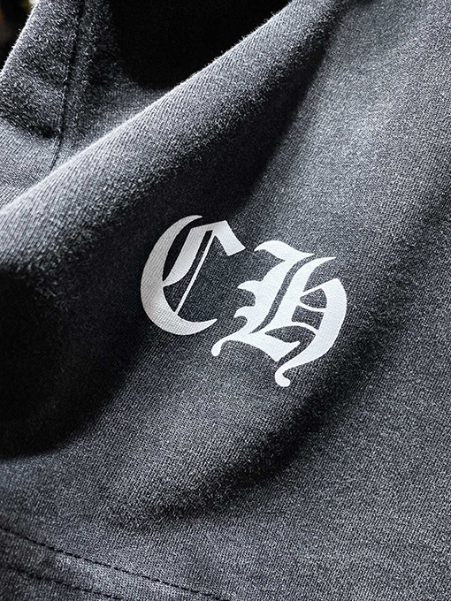 クロムハーツ サンスクリットクロスラインストーングラデーションウォッシュ半袖Tシャツ