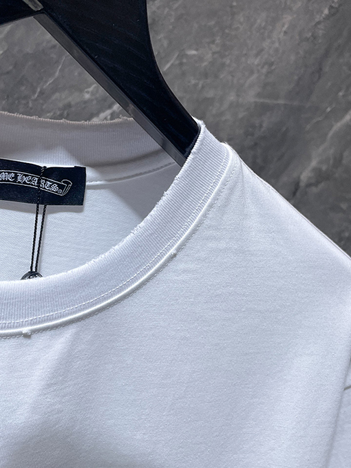 クロムハーツスーパーコピー 馬蹄サンスクリット十字刻印半袖Tシャツ