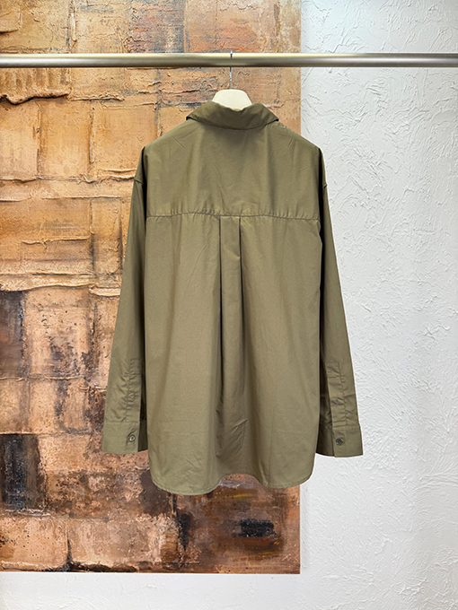 ロエベ 刺繍パッチポケット長袖シャツ