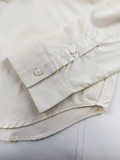 ロエベ 刺繍パッチポケット長袖シャツ