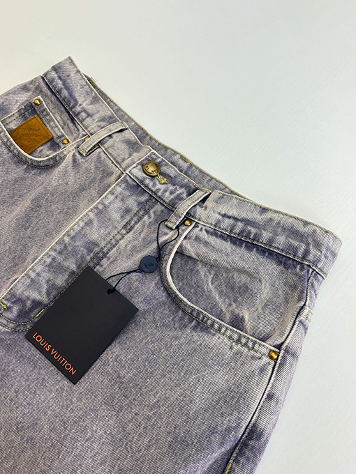 ルイヴィトン 馬年コレクション ヌードパープル ストレートレッグジーンズ