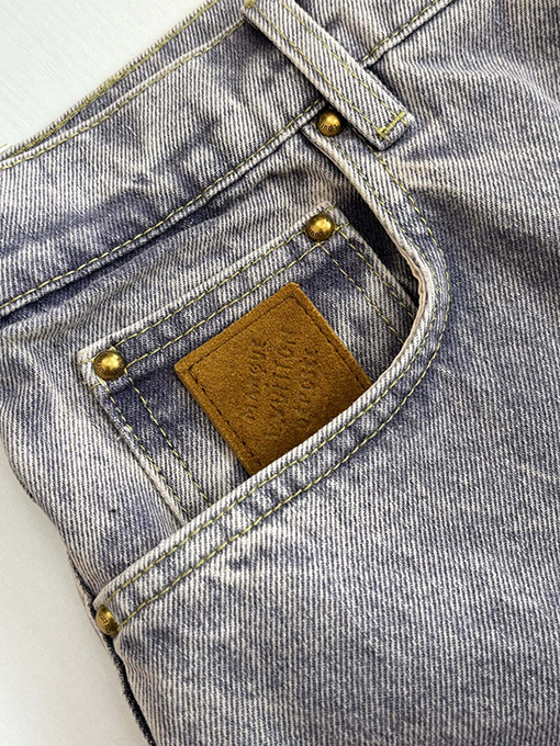 ルイヴィトン 馬年コレクション ヌードパープル ストレートレッグジーンズ