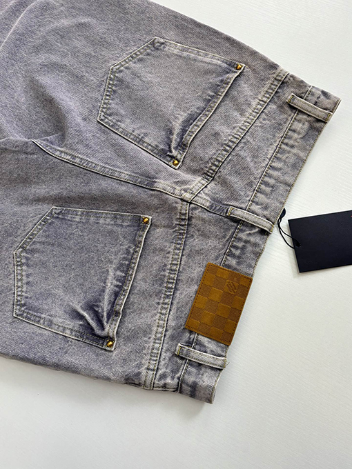 ルイヴィトン 馬年コレクション ヌードパープル ストレートレッグジーンズ