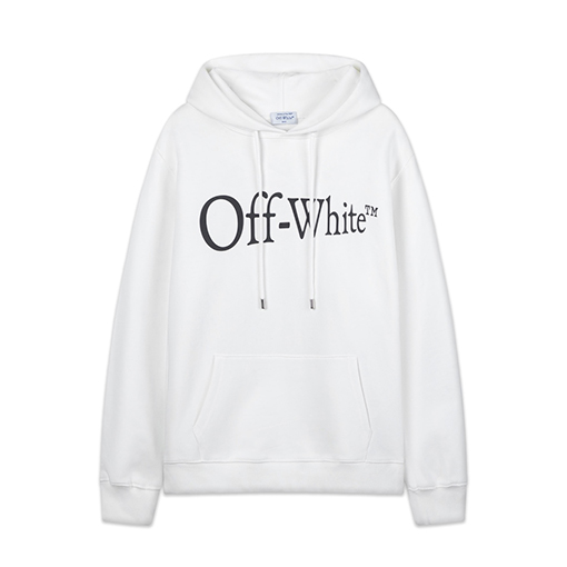 オフホワイト off white イレギュラーアロー 460g ルーズフィット フード付きスウェットシャツ