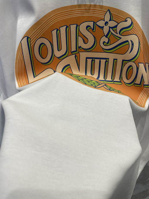 ルイヴィトン LOUIS VUITTON レインボーホリデーコレクション モノグラムプリントチェーン半袖Tシャツ