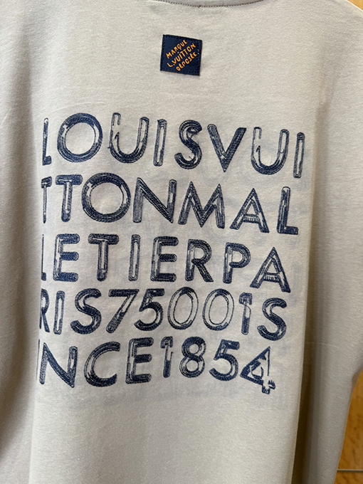 ルイヴィトン L.V.M. ロゴ刺繍半袖Tシャツ