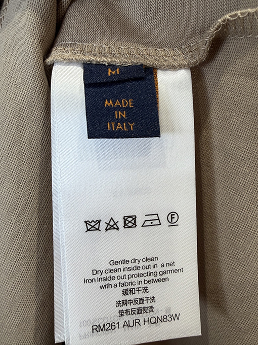 ルイヴィトン L.V.M. ロゴ刺繍半袖Tシャツ