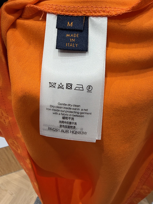 ルイヴィトン モノグラム柄クルーネック半袖Tシャツ