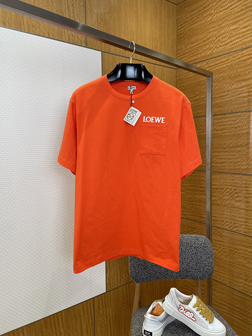 ロエベ LOEWE 刺繍レターロゴ半袖Tシャツ