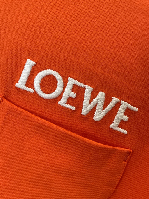 ロエベ LOEWE 刺繍レターロゴ半袖Tシャツ